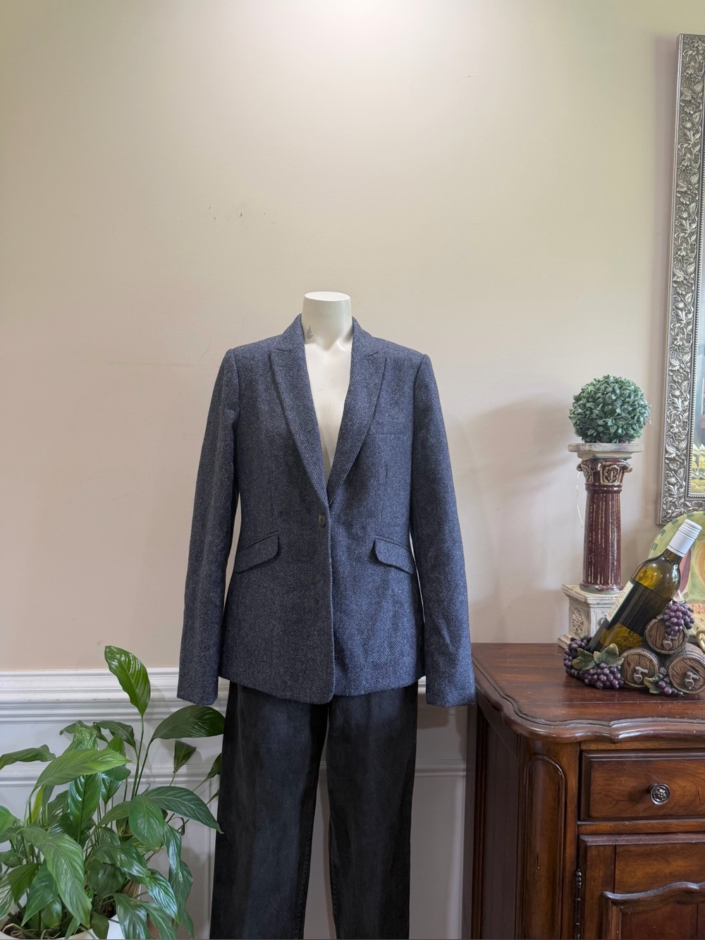Boden British Tweed Wool Blazer